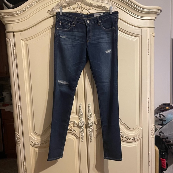 AG The Legging Ankle Super Skinny Jeans Sz 31 - Picture 2 of 8